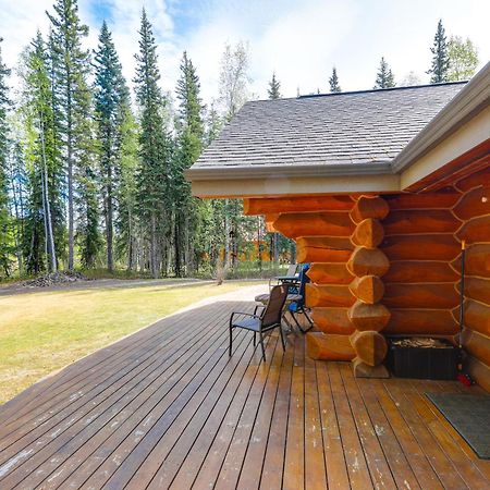 Riverside Log Cabin On-Site Aurora Viewing! North Pole Екстер'єр фото